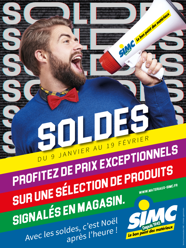 Image actu : Les SOLDES débarquent chez Matériaux SIMC !