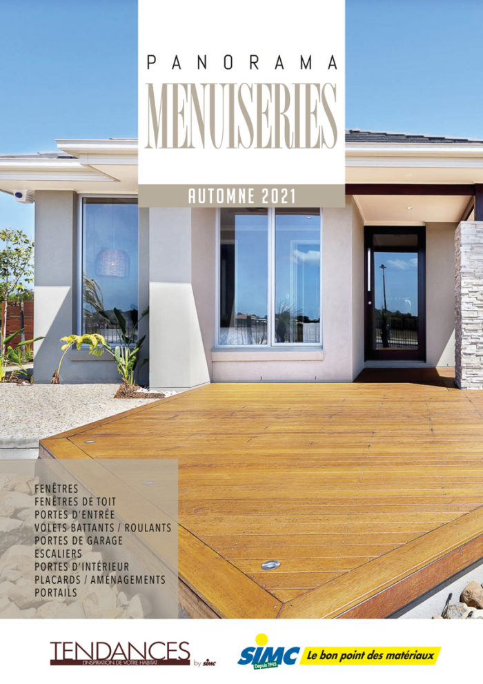 Couverture du catalogue Menuiserie Automne 2021