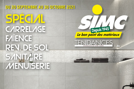 Image actu : Profitez des offres de rentrée chez Tendance et Matériaux SIMC !