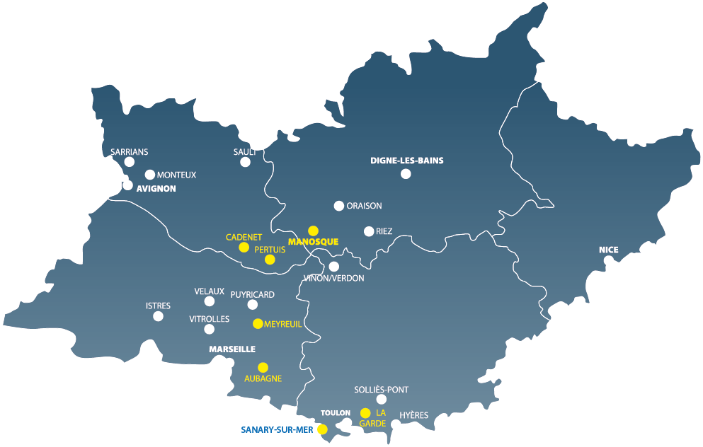 CARTE AGENCES MATÉRIAUX SIMC PARTICIPANTES