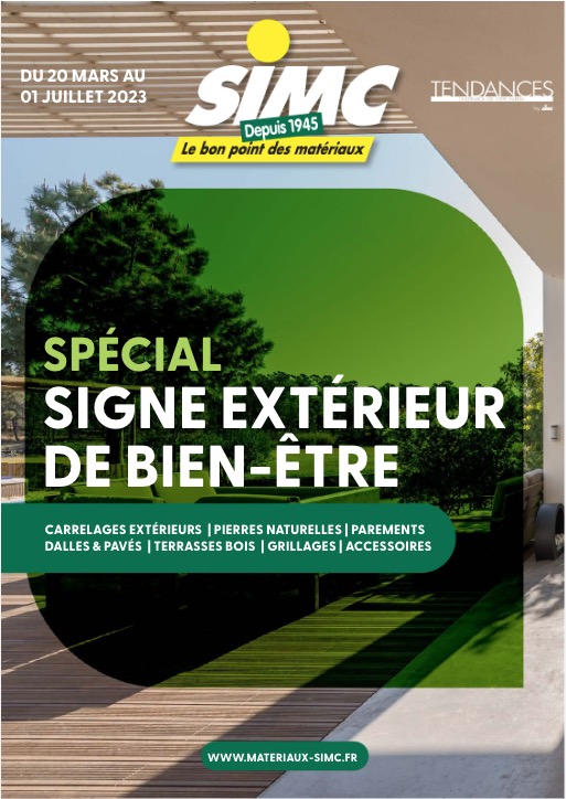 Image actu : La sélection aménagement extérieur Matériaux SIMC