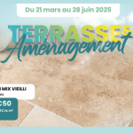 Travertin mix vieilli