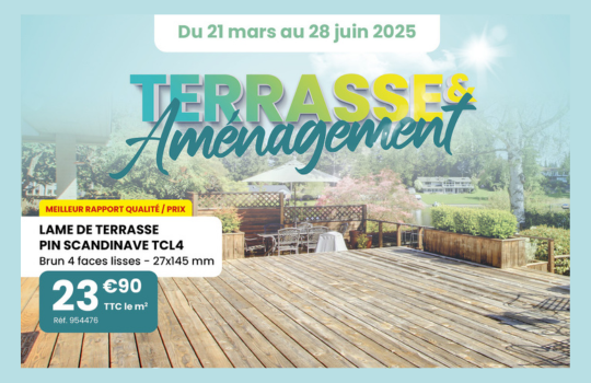 Image actu : Soyez inspiré – La terrasse en pin scandinave de Claire & Louis