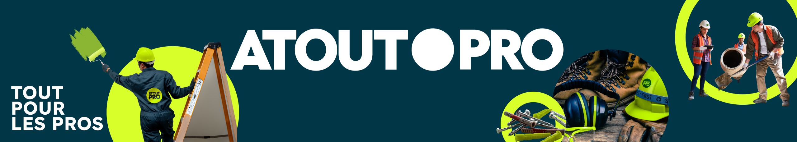 Bannière ATOUT PRO avec logo
