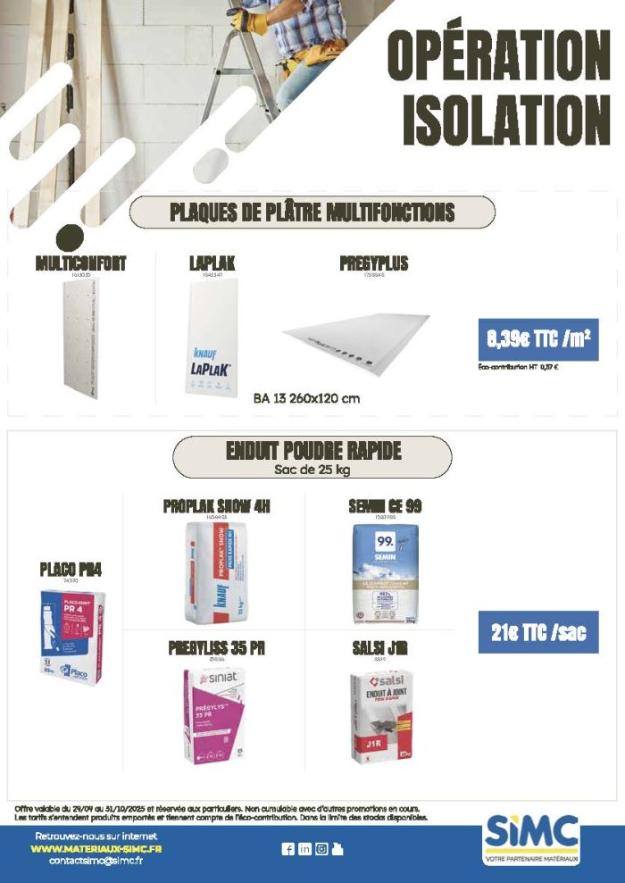 Promotion isolation SIMC octobre 2025 - page 2