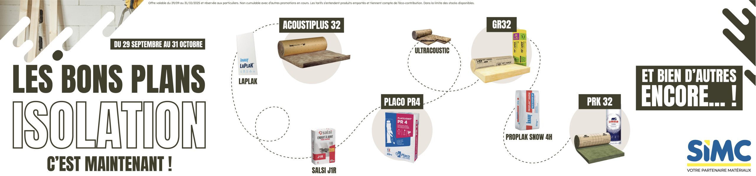 Bannière opération isolation octore 2025 simc